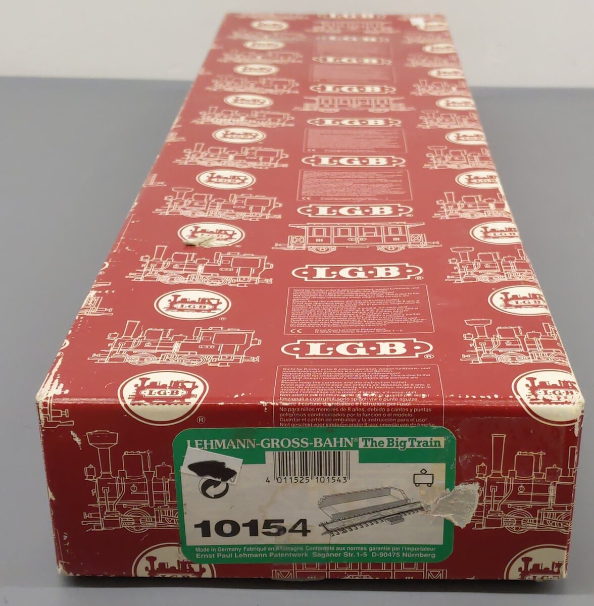 LGB 10154 G Scale Activation Track w/Dumping Bin VG/Box