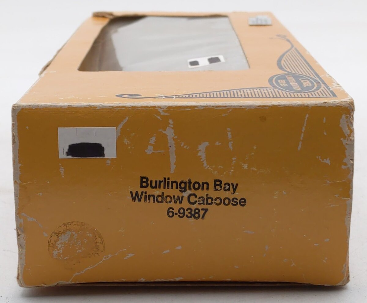 Lionel 6-9387 O Gauge Burlington Route Bay Window Caboose EX/Box