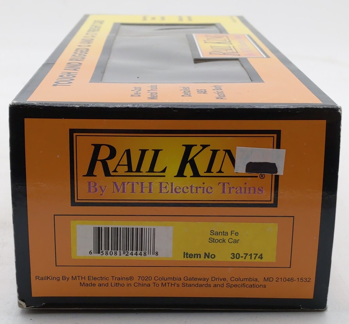 MTH 30-7174 O Gauge Santa Fe Stock Car #23020 LN/Box