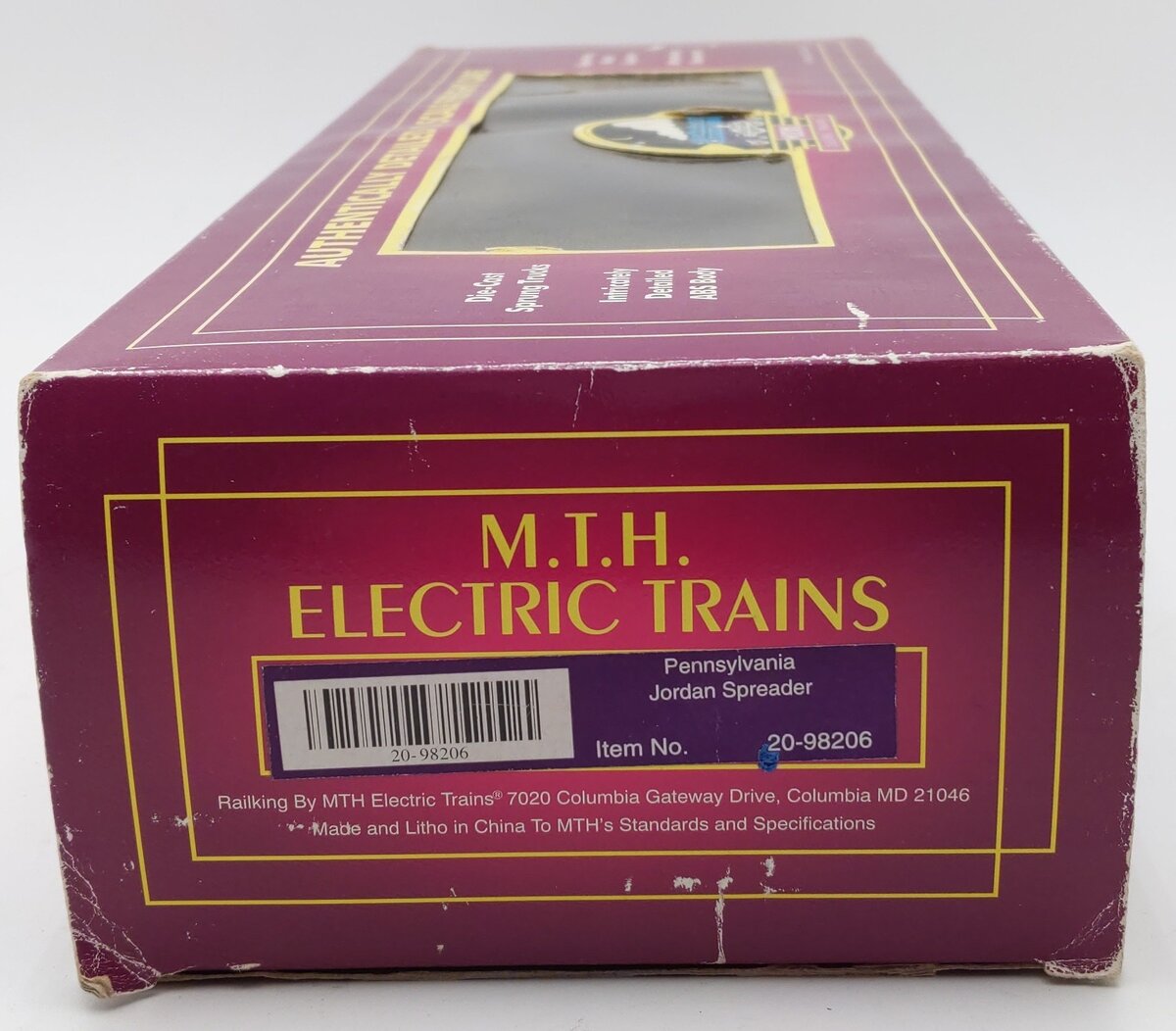 MTH 20-98206 O Gauge Pennsylvania Jordan Spreader #497928 LN/Box