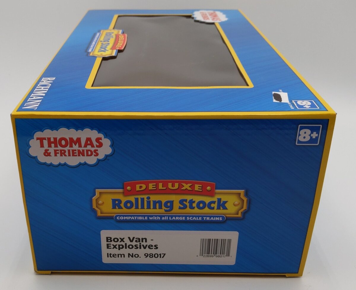 Bachmann 98017 G Scale Thomas & Friends Box Van Explosives EX/Box