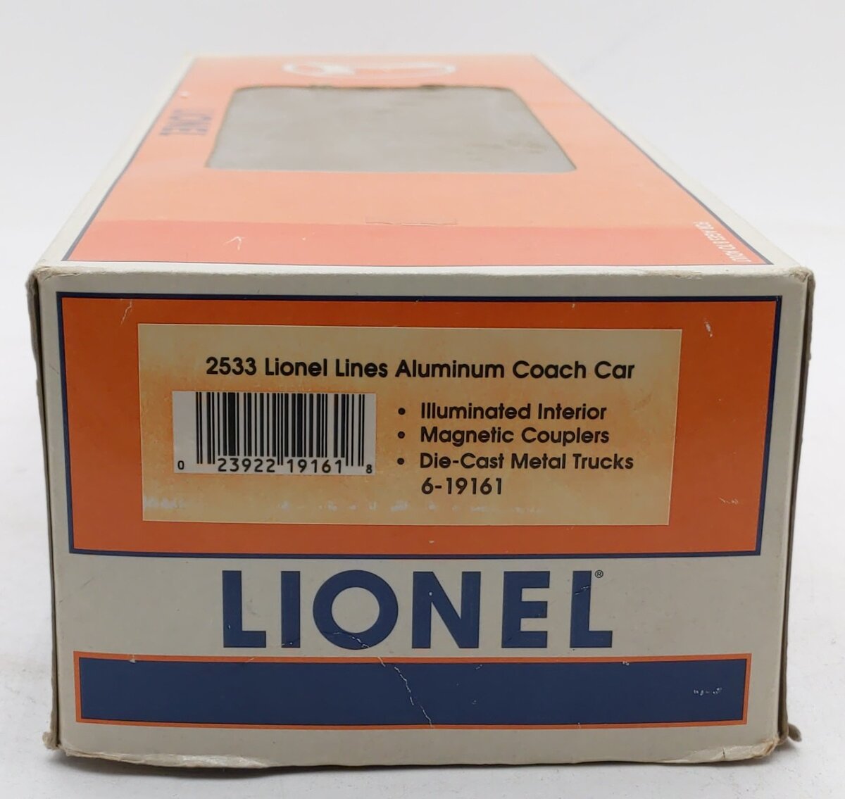 Lionel 6-19161 O Lionel Lines Aluminum Silver Mesa Coach Car #2533 VG/Box