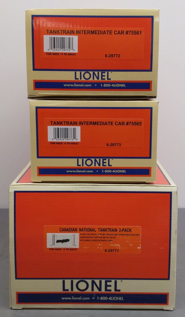 Lionel 6-29771 O CN TankTrain Tank Cars (Set of 2) EX/Box