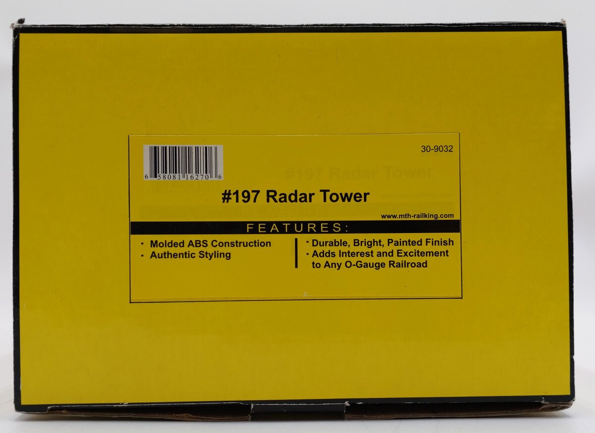 MTH 30-9032 O Operating Radar Tower EX/Box