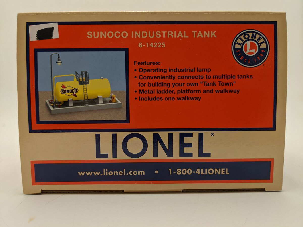 Lionel 6-14225 O Gauge Sunoco Industrial Tank VG/Box