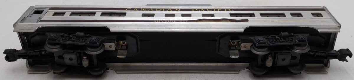 Lionel 2552 Vintage O Canadian Pacific Skyline 500 Aluminum Vista Dome Car VG