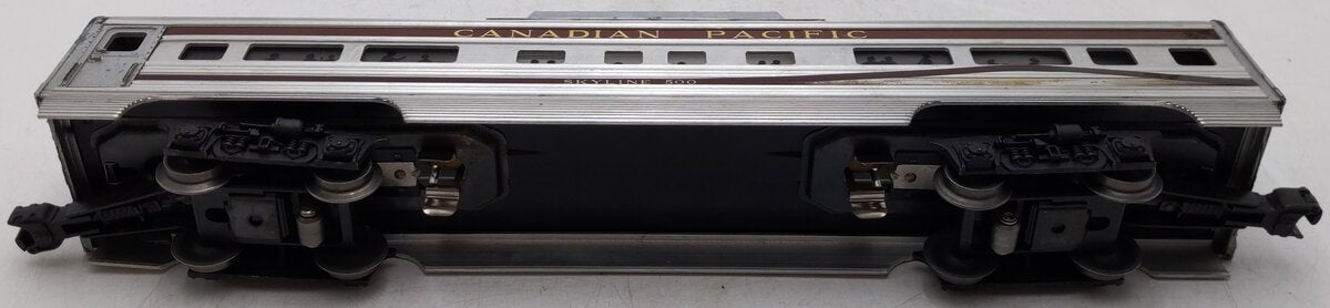 Lionel 2552 Vintage O Canadian Pacific Skyline 500 Aluminum Vista Dome Car