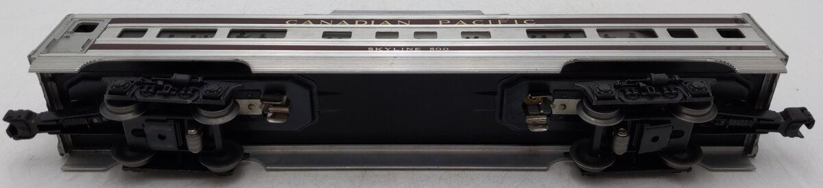Lionel 2552 Vintage O Canadian Pacific Skyline 500 Aluminum Vista Dome Car