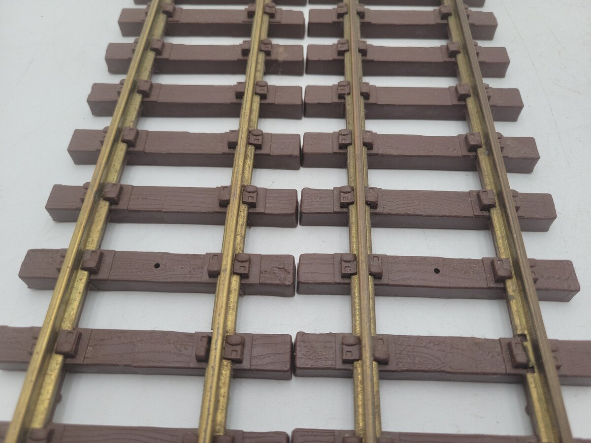 Lionel 8-82000 G Scale Brass Straight Track Sections (6) VG