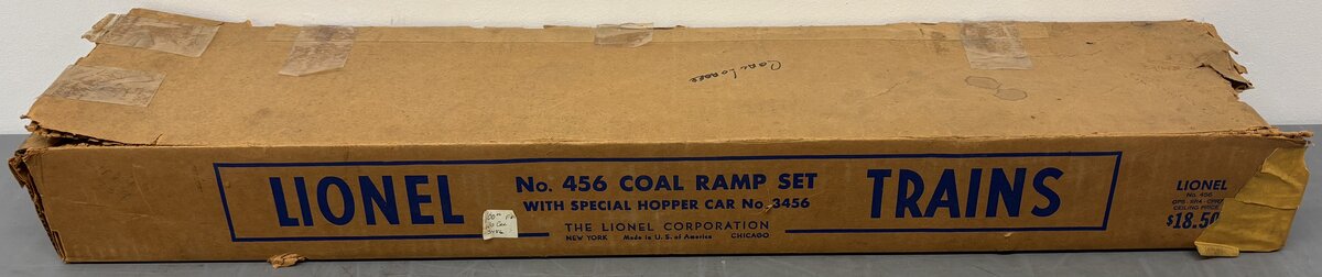 Lionel 456 Vintage O Operating Coal Ramp w/Controller & Bin VG/Box