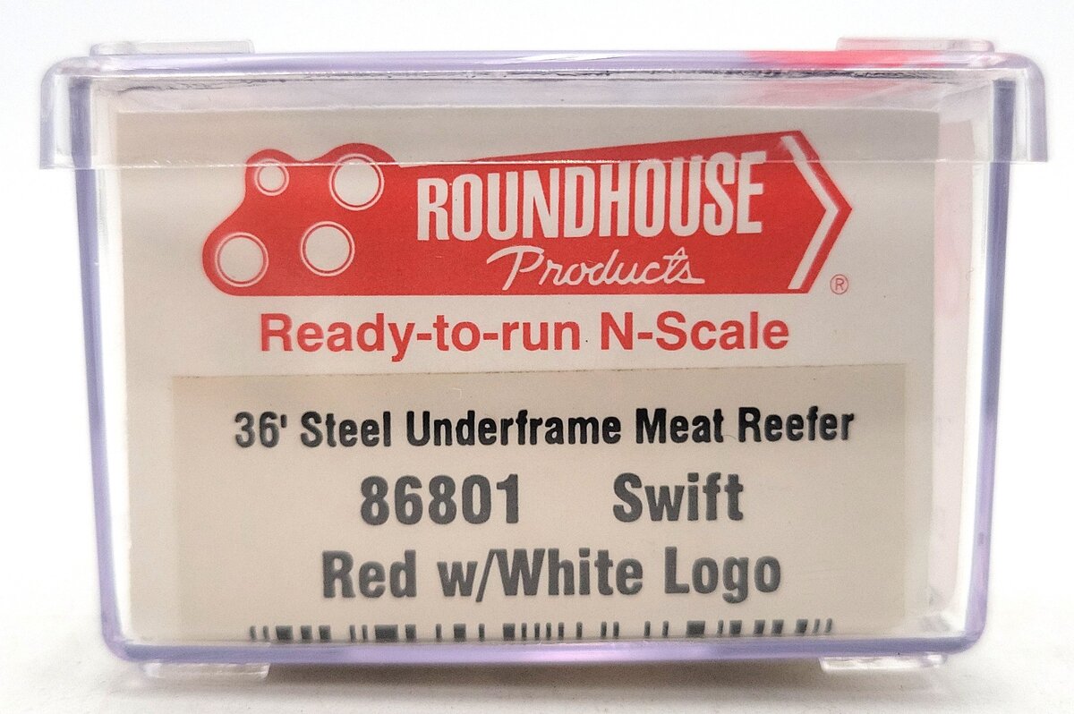 Roundhouse 86801 N Swift 36' Steel Underframe Meat Reefer #6723 LN/Box