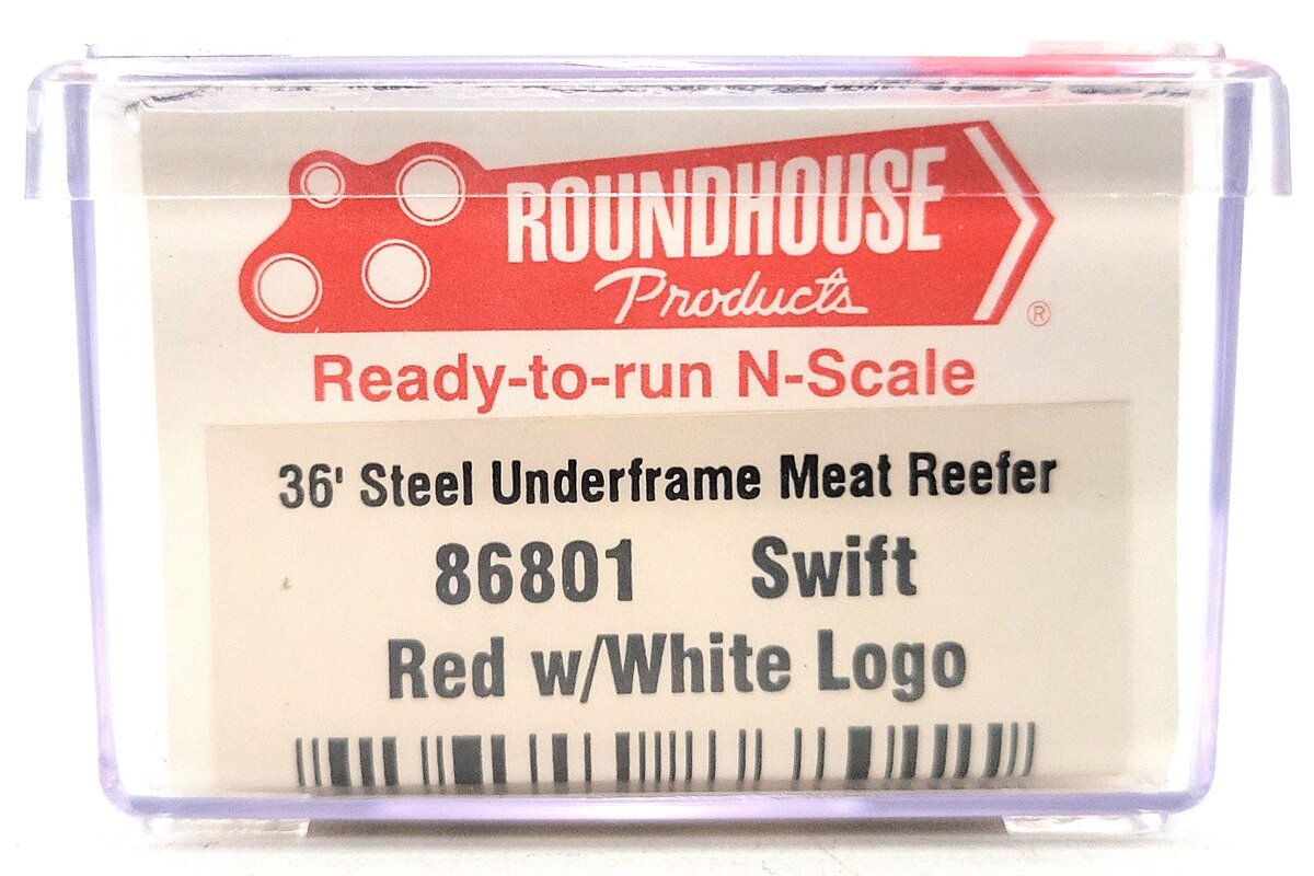 Roundhouse 86801 N Swift 36' Steel Underframe Meat Reefer #6728 LN/Box