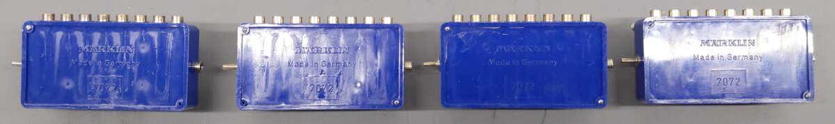 Marklin 7072 HO/Z Switch Control Panels (4) VG