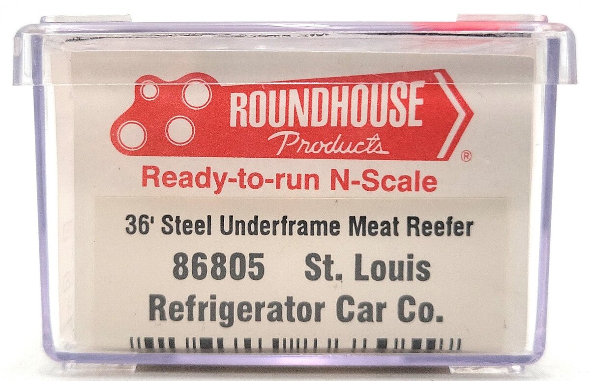 Roundhouse 86805 N Scale St. Louis Refrigerator Car #3120 EX/Box