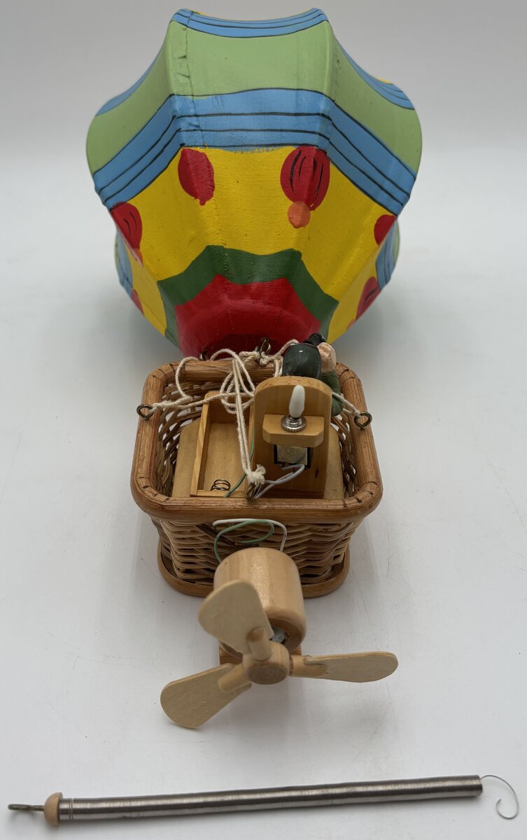 Authentic Models Decorative Hot Air Balloon w/Aviator Pilot & propeller EX