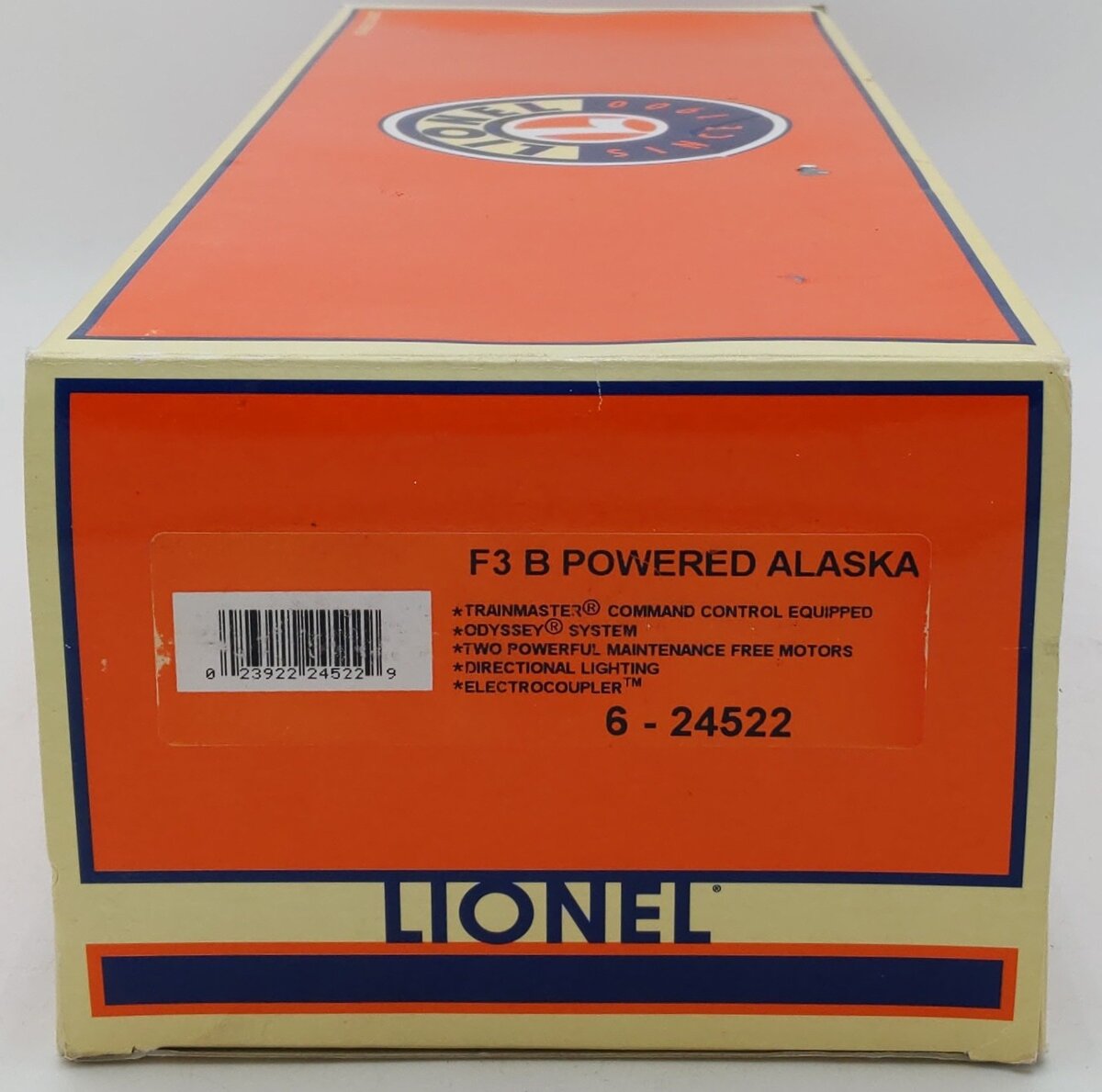 Lionel 6-24522 O Gauge Alaska F3 Powered Diesel B-Unit w/TMCC #1519 LN/Box