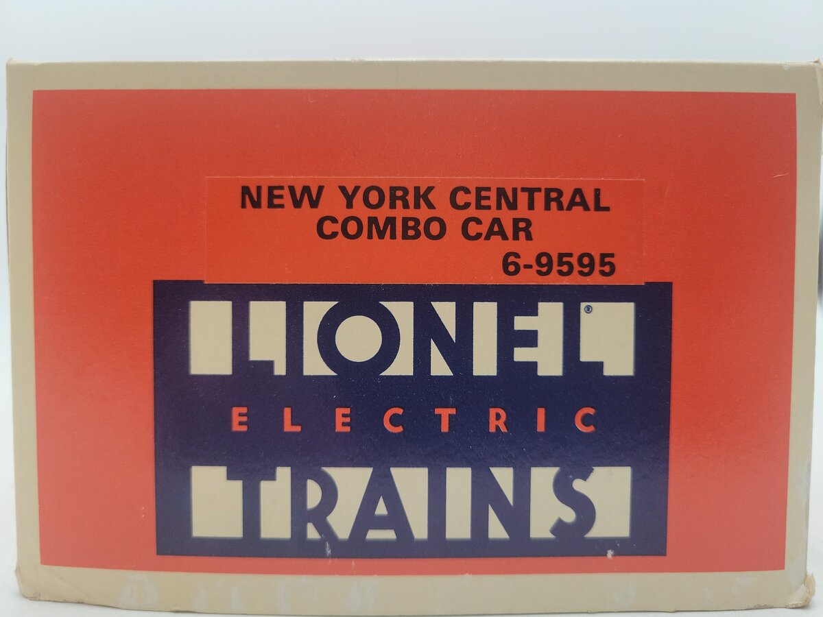 Lionel 6-9595 O Gauge New York Central Aluminum Combine Passenger Car #9595 EX/Box