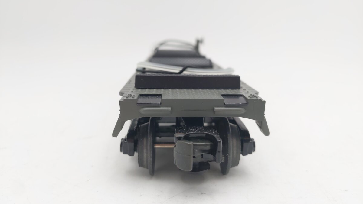 MTH 30-7625 O Gauge MTH Auto Transport Flatcar w/o Ertl Checker Cabs #1959 EX