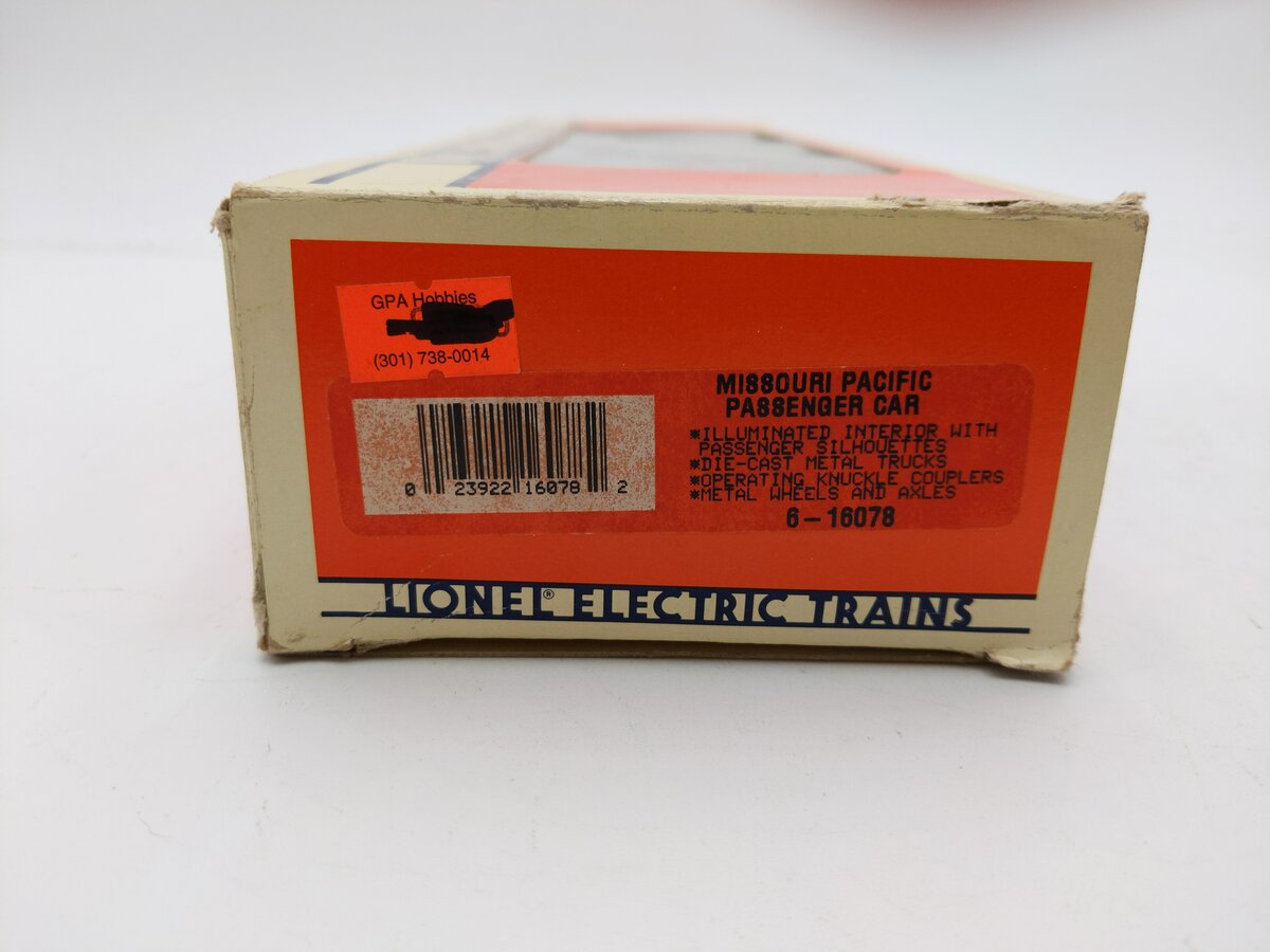 Lionel 6-16079 O Gauge Missouri Pacific Observation Car #6609 EX