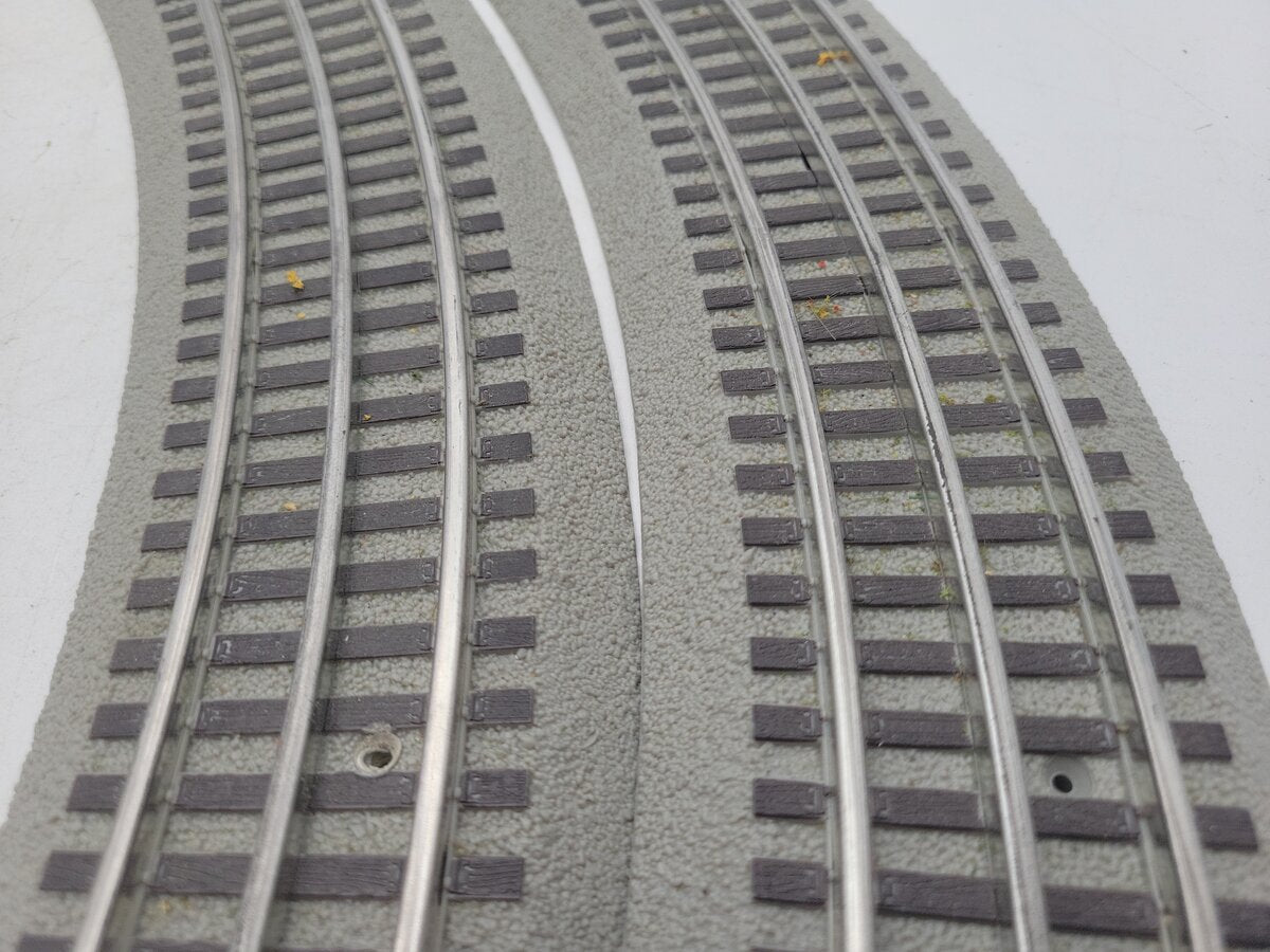 Lionel 6-12015 O FasTrack O36 45-Degree Curved Track (8) EX