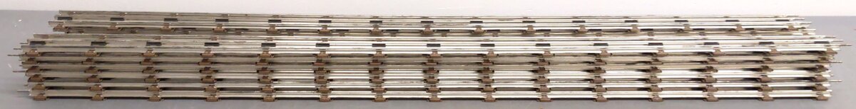 K-Line K-0256 O 36" Tubular O-27 Extra Long Straight Track Sections (12) VG