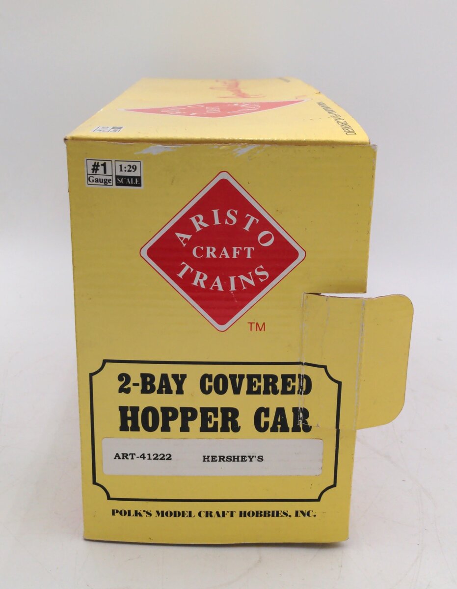Aristo-Craft 41222 G Scale Hershey Covered Hopper #7003 EX/Box