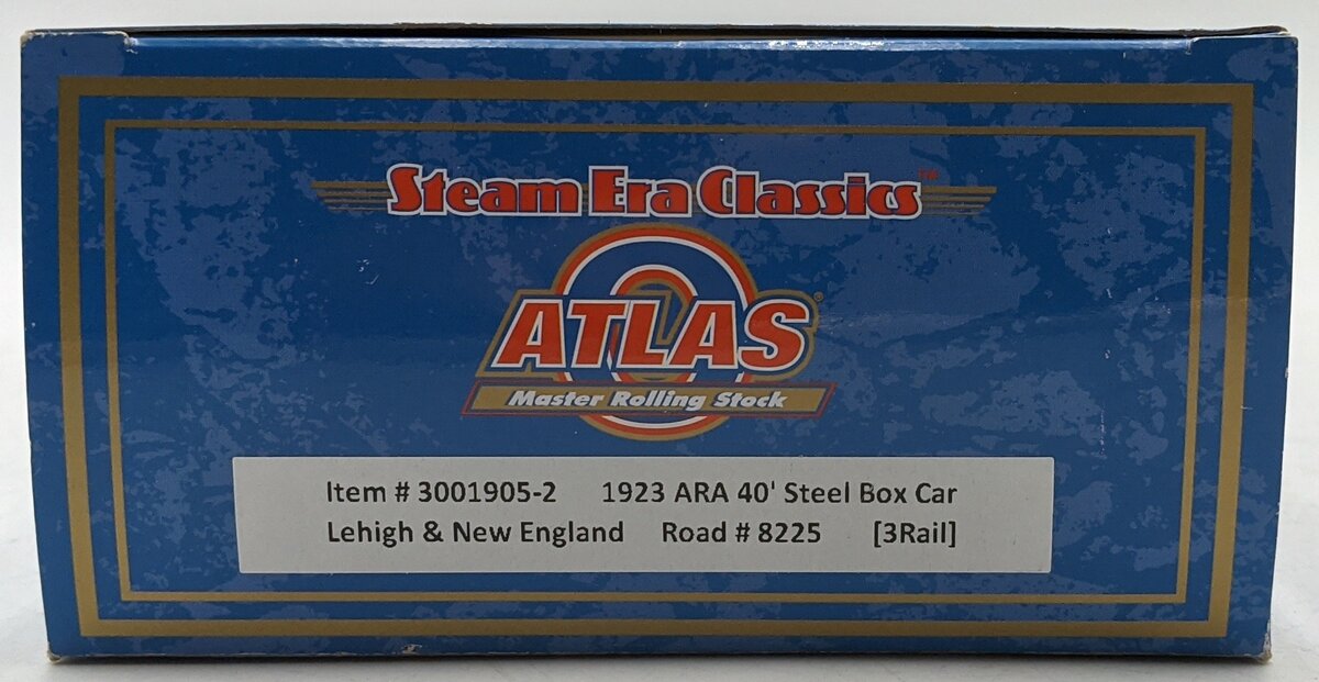 Atlas 3001905-2 O 1923 ARA 40' Steel Box Car Lehigh & New England #8225/Box