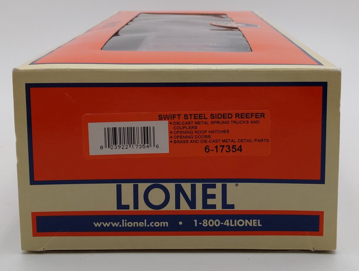 Lionel 6-17354 O Gauge Swift Steel Sided Refrigator Car #15392 LN/Box