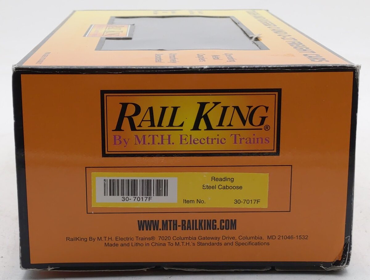 MTH 30-7017F O Gauge Reading Steel Caboose #92911 EX/Box