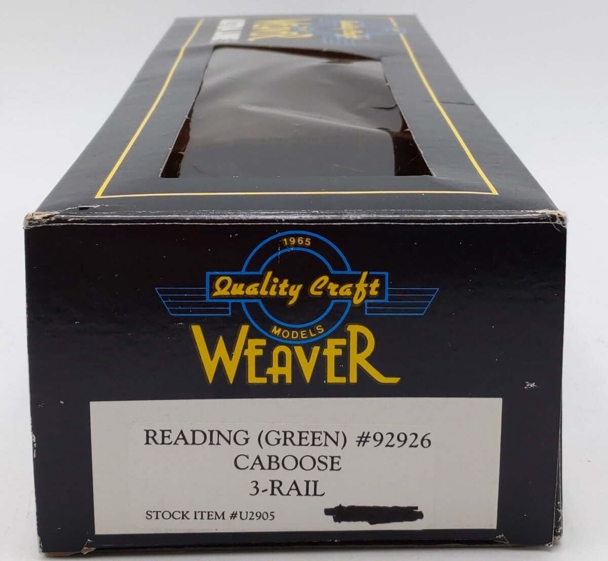 Weaver U2905 O Gauge Reading Lighted Caboose No. 92926 EX/Box