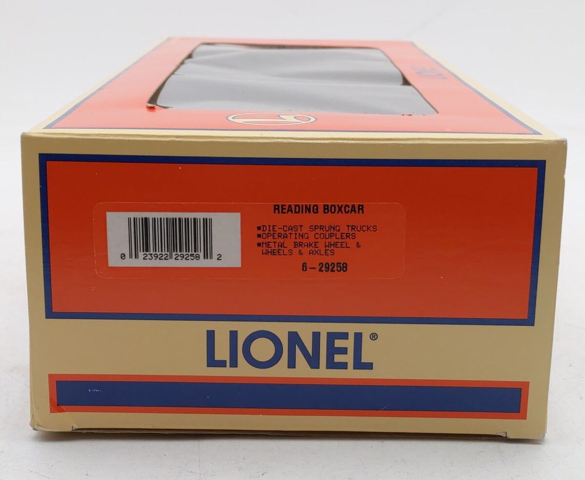 Lionel 6-29258 O Gauge Reading Boxcar #9464-299 EX/Box
