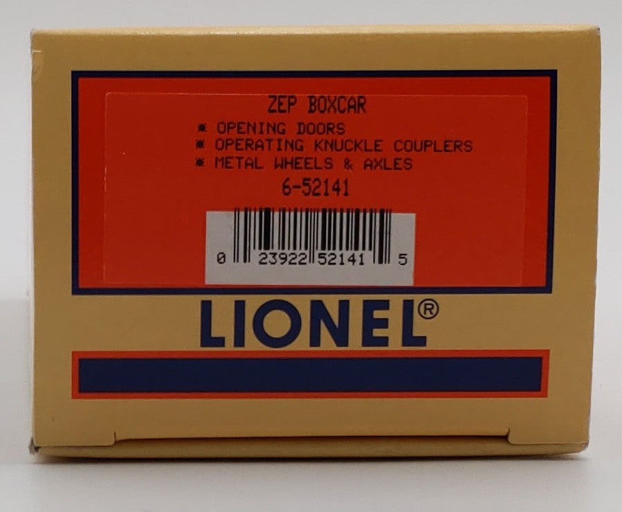 Lionel 6-52141 ZEP Manufacturing Boxcar LN/Box