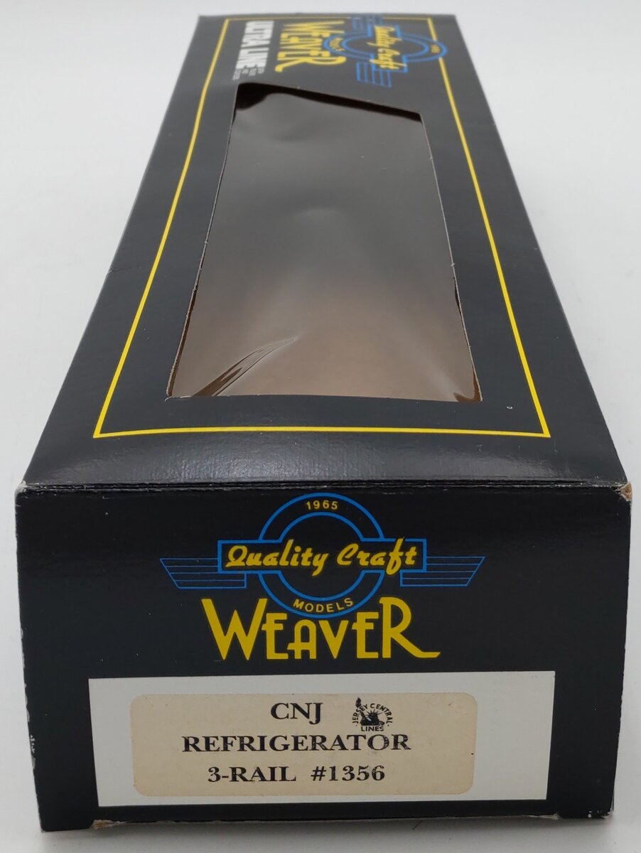 Weaver 1356 O Gauge Central New Jersey Refrigerator Car (3-Rail) LN/Box