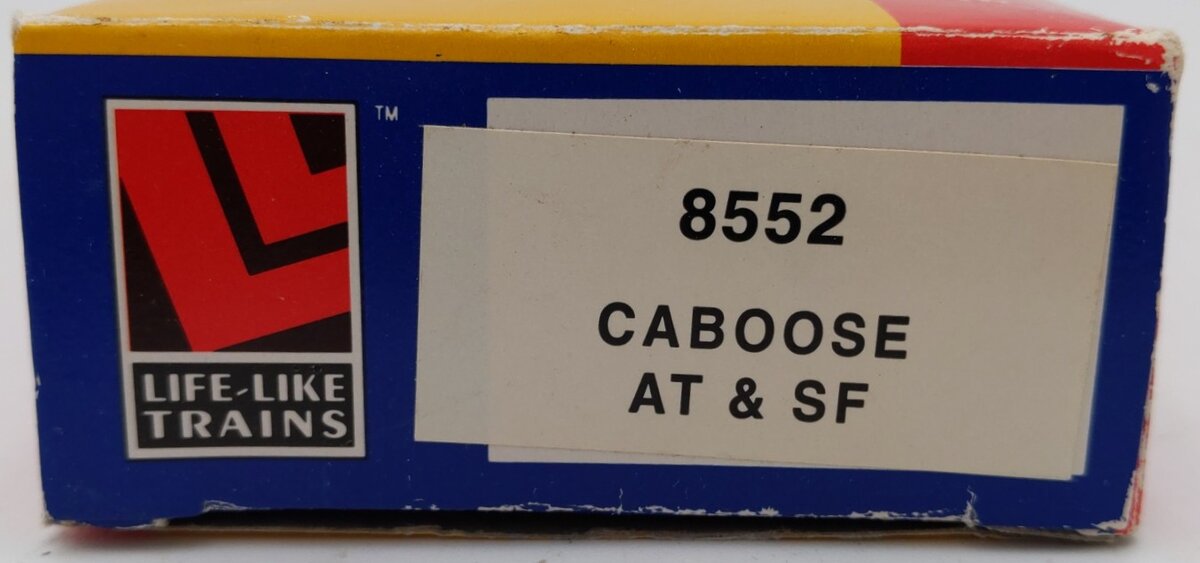 Life Like 8552 HO Scale Santa Fe AT&SF Caboose #999851 EX/Box