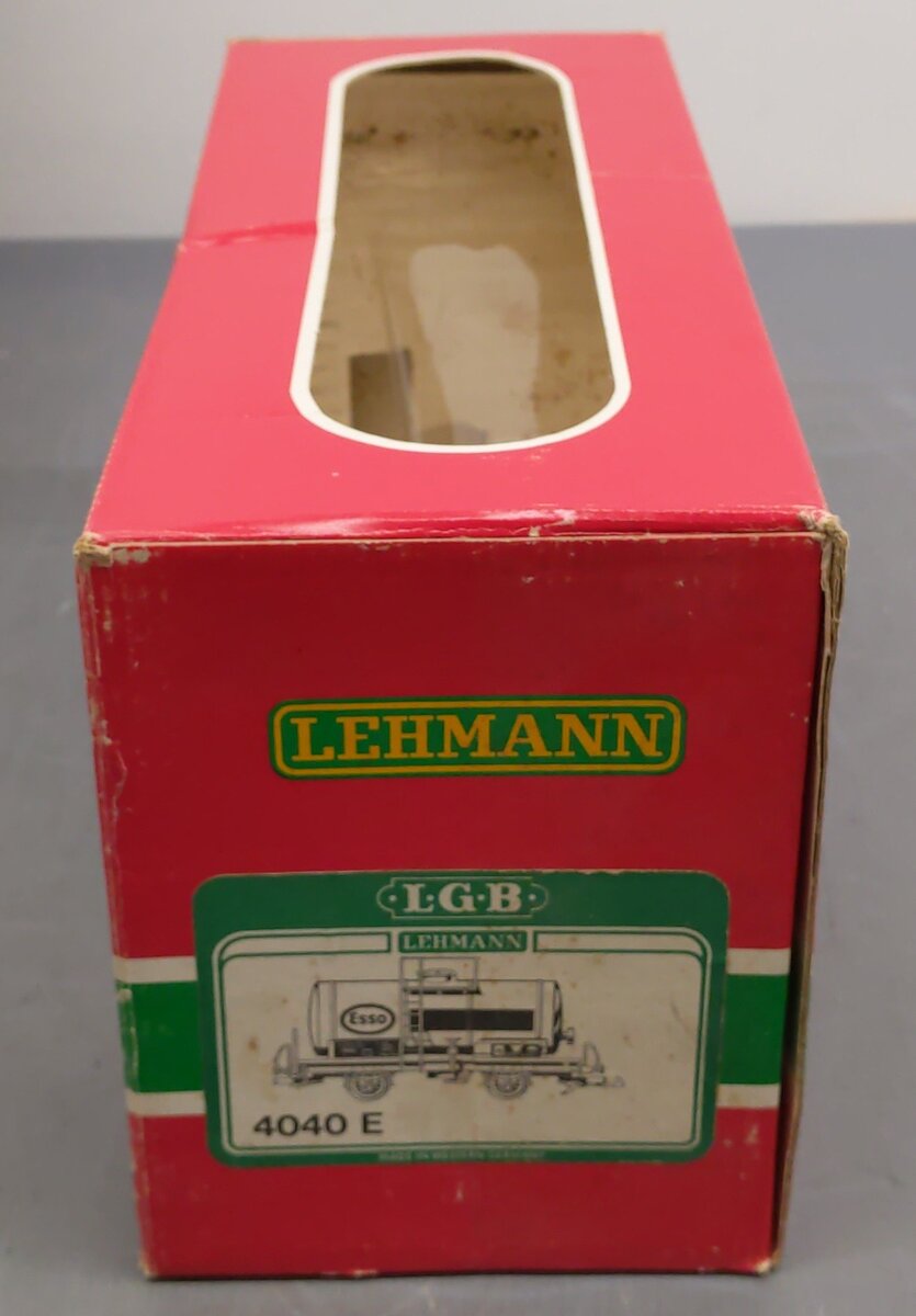 LGB 4040E G Scale Esso Short Single Dome Tank Car EX/Box