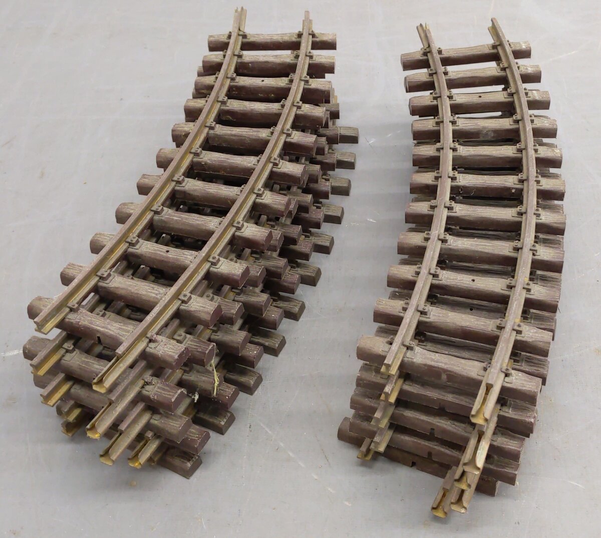 LGB 1100 G Scale Curved Track Sections (10) VG