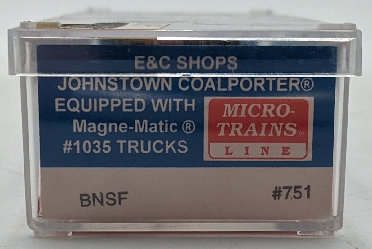 E&C Shops 751 N Scale Burlington Northern Santa Fe Coalporter Hopper #668198 LN/Box
