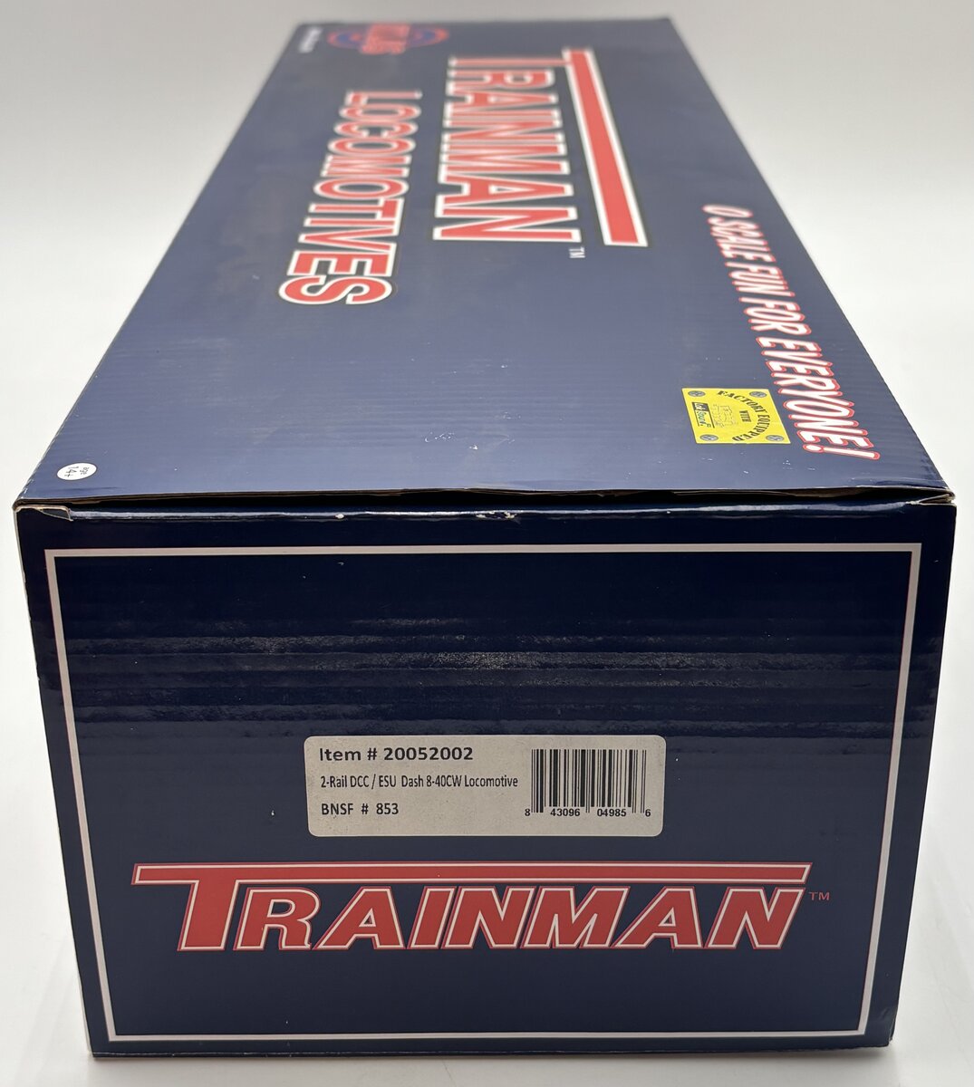 Atlas 20052002 O Trainman BNSF ESU Dash 8-40CW Locomotive #853 (2-Rail DCC)/Box