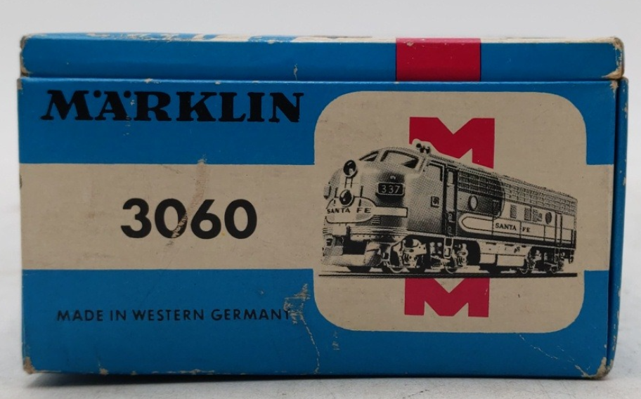 Marklin 3060 Santa Fe EMD F7 Powered Diesel Locomotive VG/Box