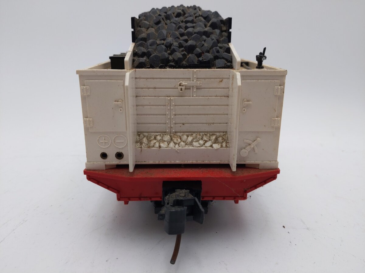 LGB 2217/6 G Scale Circus Twin Axle Motorized Coal Tender EX