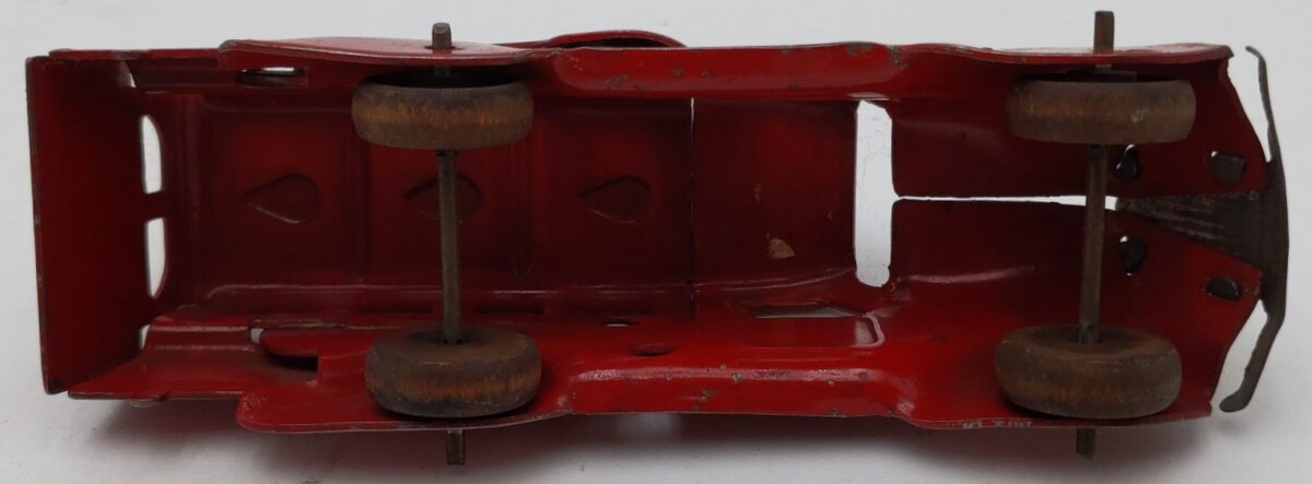 Marx Vintage O Gauge Wyandotte Pressed Steel Tanker Car Toy VG