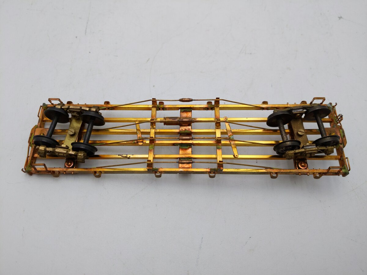 HOn3 Scale BRASS Undecorated Flat Car VG