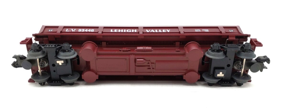 MTH 20-98293 O Gauge Lehigh Valley Dump Car #93438 w/Operating Bay EX