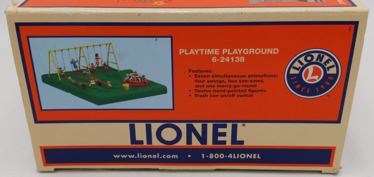 Lionel 6-24138 O Gauge Operating Playtime Playground EX/Box