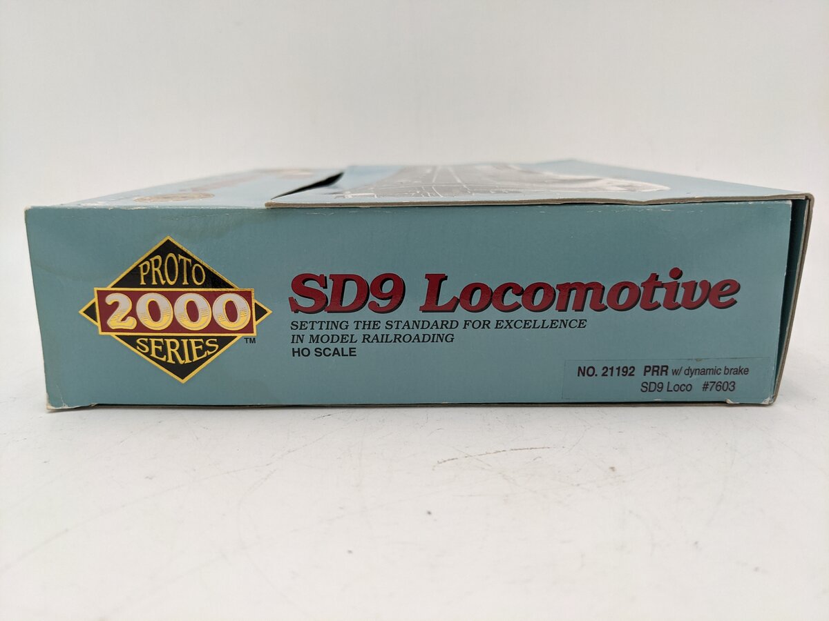 Proto 2000 21192 HO Pennsylvania SD9 Locomotive w/Dynamic Brake #7603 EX/Box