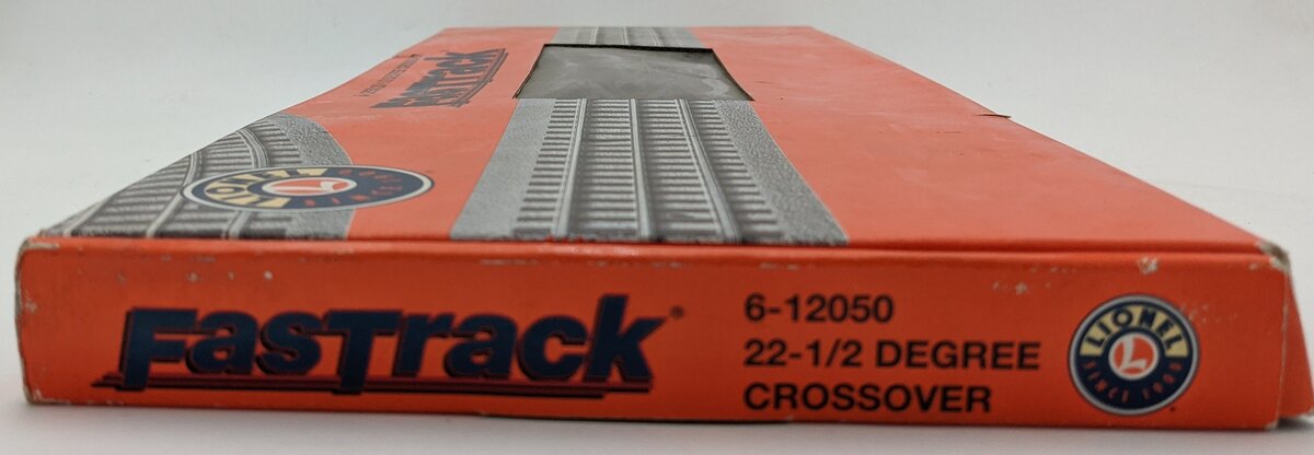 Lionel 6-12050 O Gauge FasTrack 22.5 Degree Crossover LN/Box
