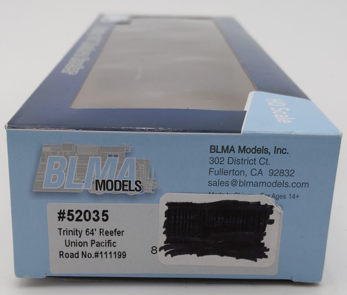 BLMA Models 52035 HO Union Pacific/ARMN Trinity 64' Reefer #111199