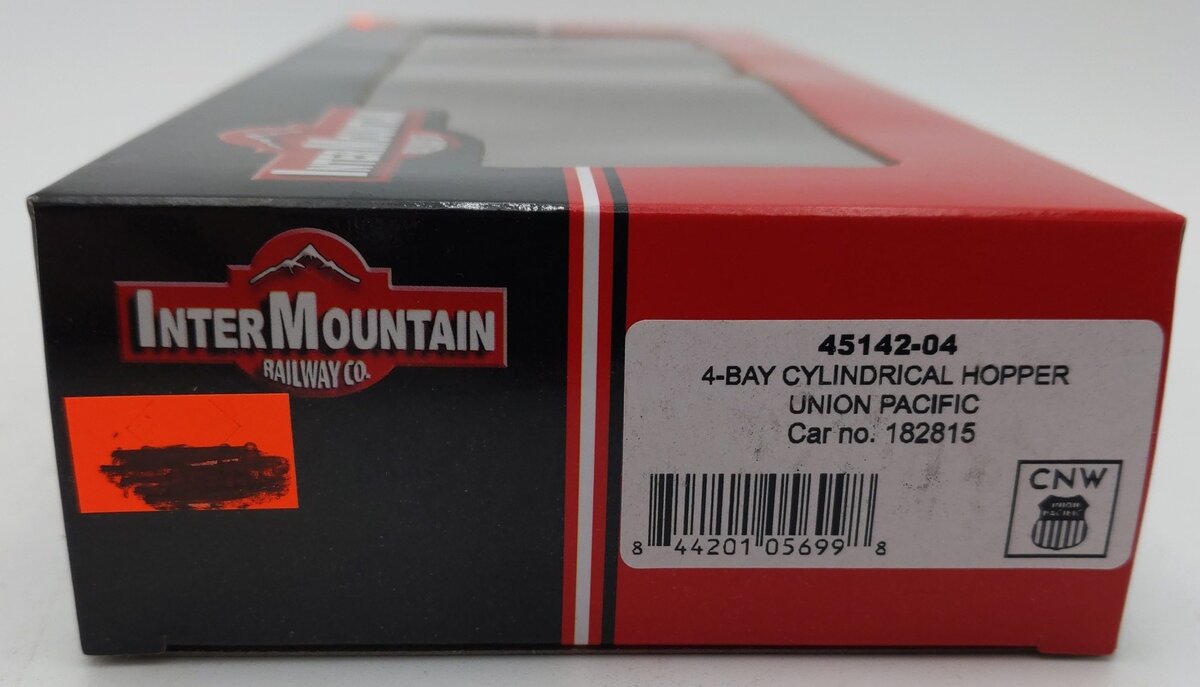 Intermountain 45142-04 HO Scale Union Pacific 4-Bay Cylindrical Hopper #182815 LN/Box