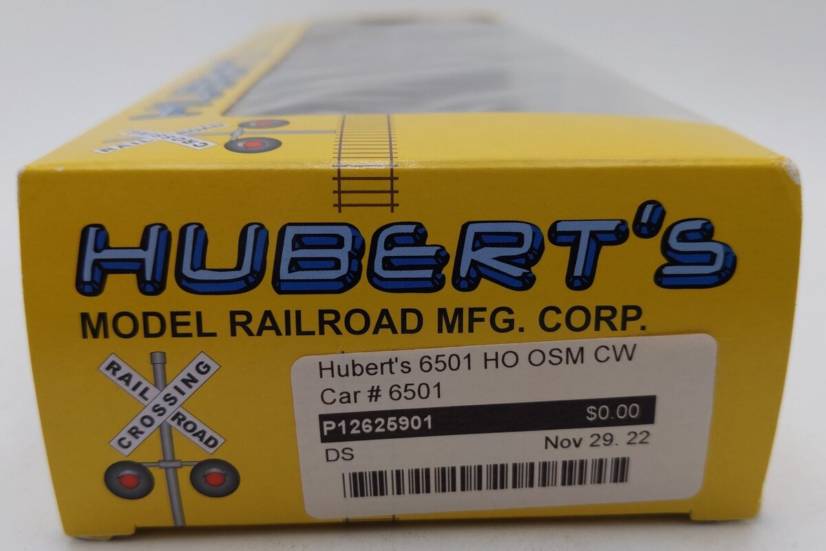Hubert's 6501 HO Scale OSM CW Car #6501 EX/Box