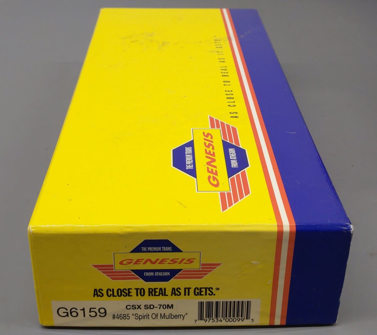 Athearn G6159 HO CSX Spirit of Mulberry EMD SD-70M Diesel Locomotive #4685 VG/Box